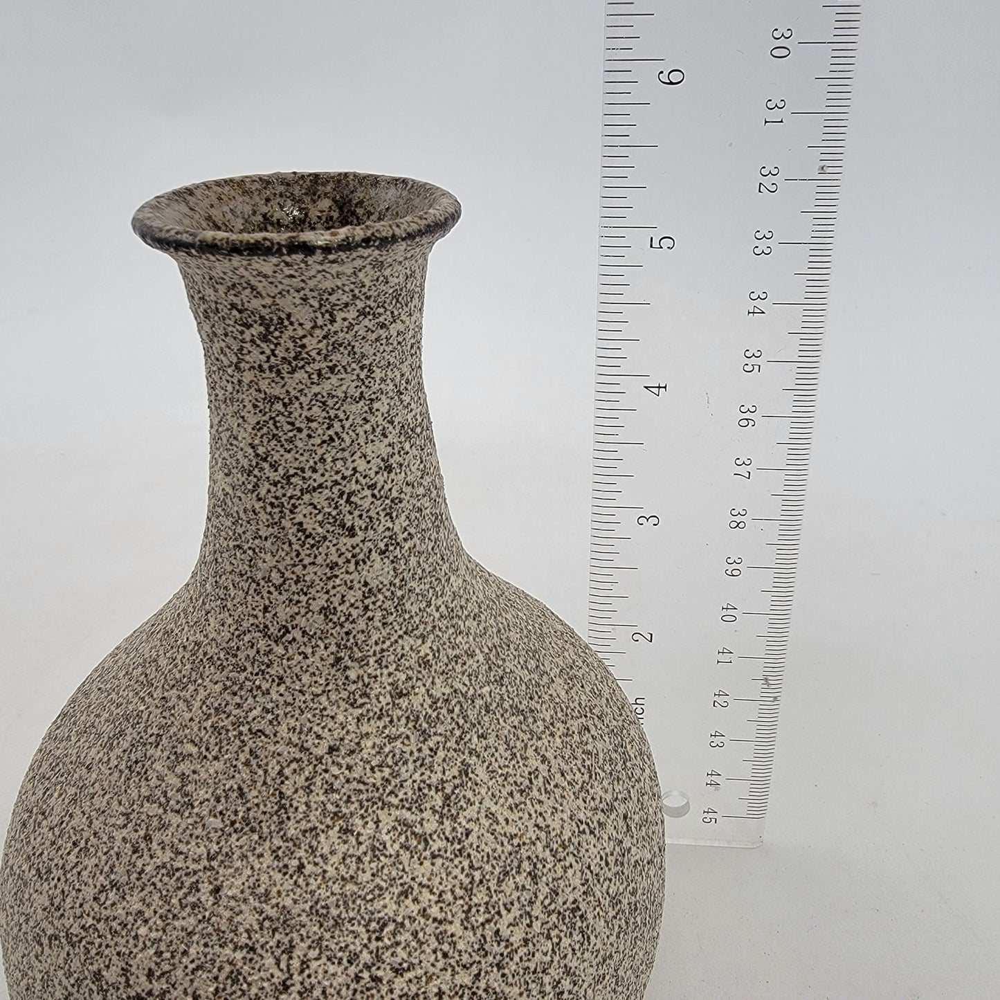 B.Traub Pottery Hawaiian Art Pottery Vase Speckled Textured Design