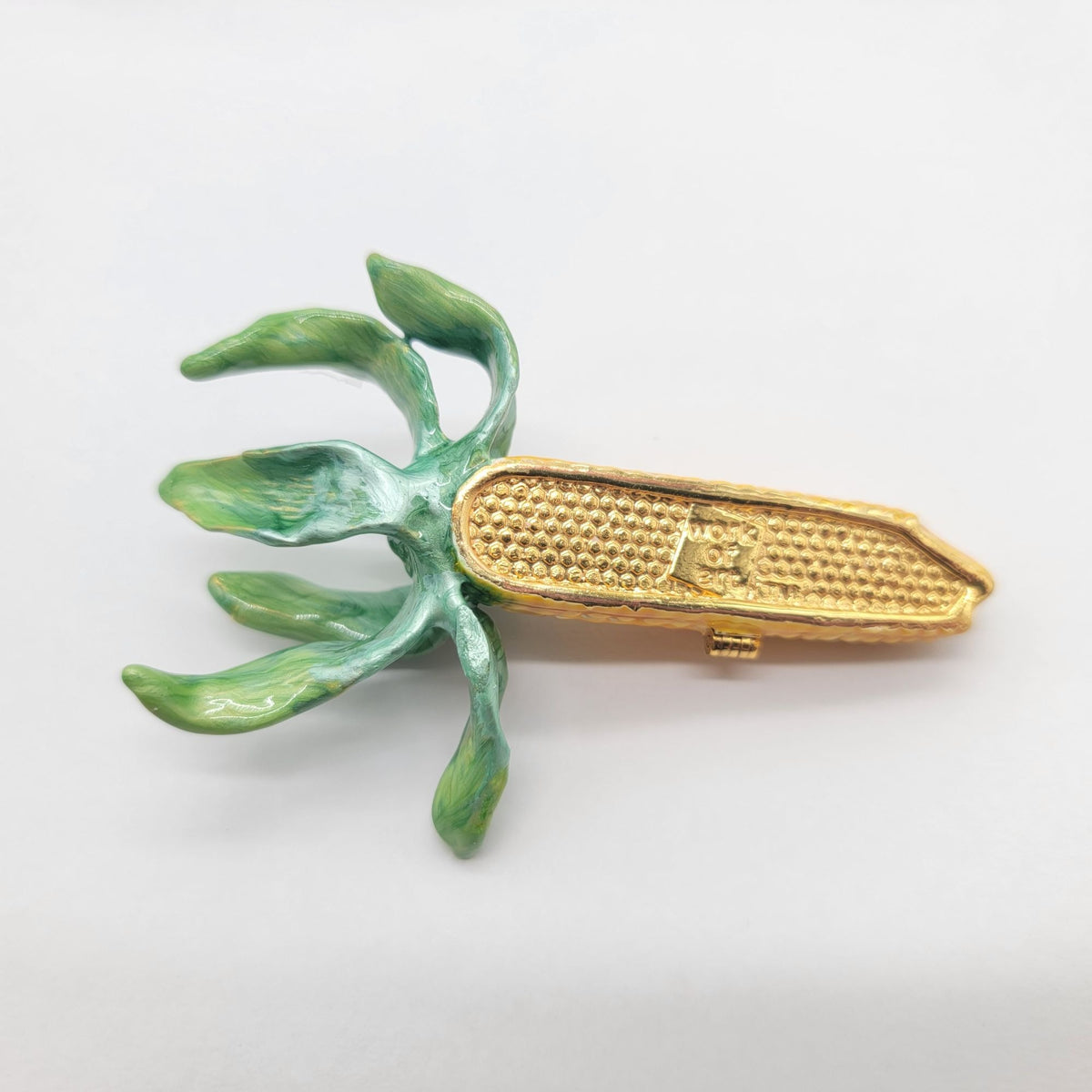 Objet D’Art Maize Corn Trinket Box  No. 117