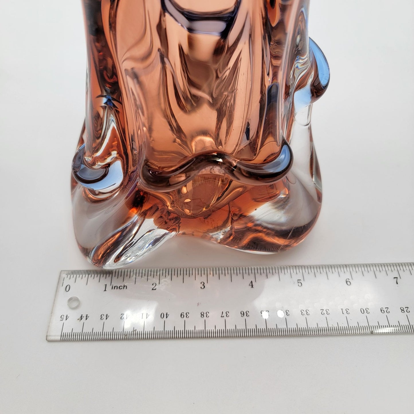 Mstisov Glassworks Czech Art Glass Vase Niagara Collection by Frantisek Zemek