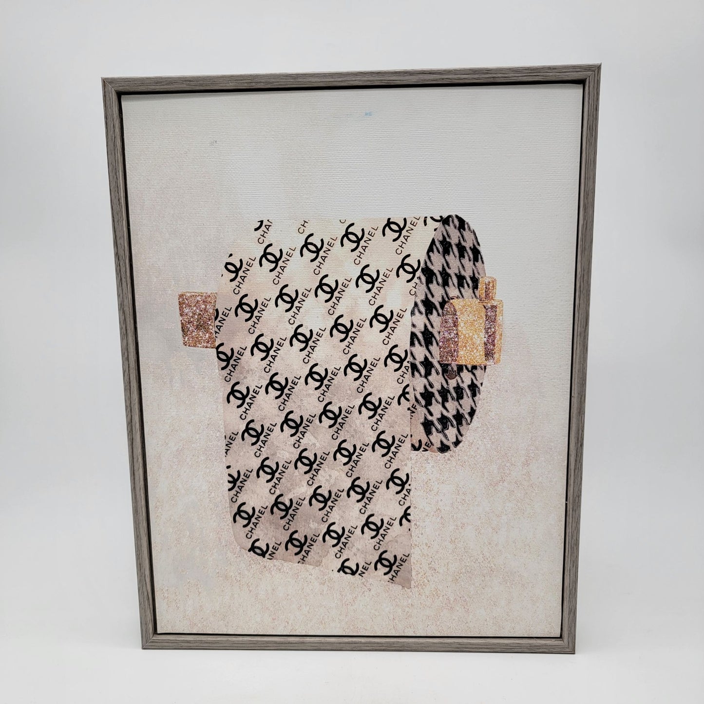 Stupell Industries Fashion Designer Toilet Paper Chanel Wall Art