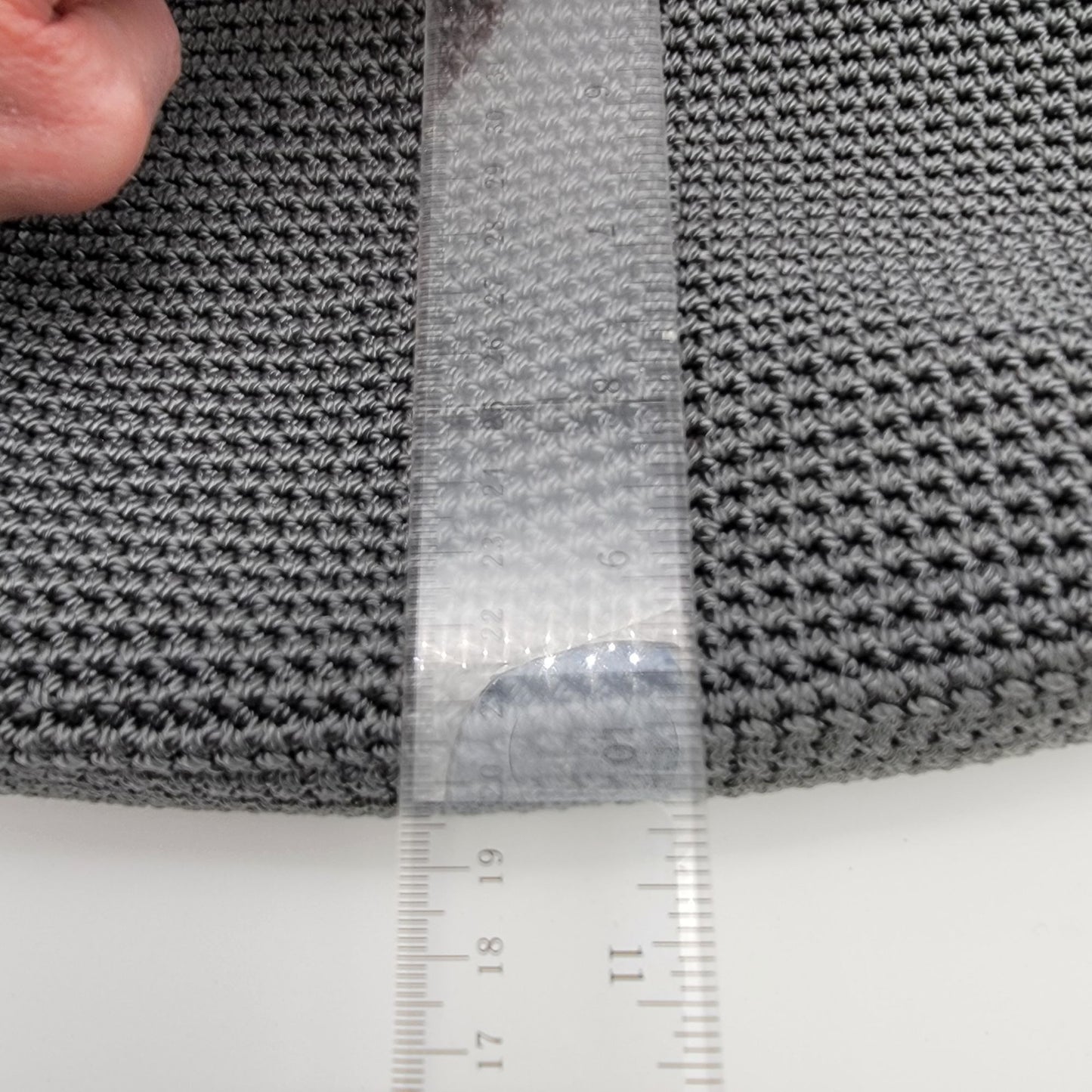 the sak Crocheted Gray Shoulder Bag Purse