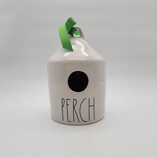 Rae Dunn PERCH Birdhouse Mushroom Design