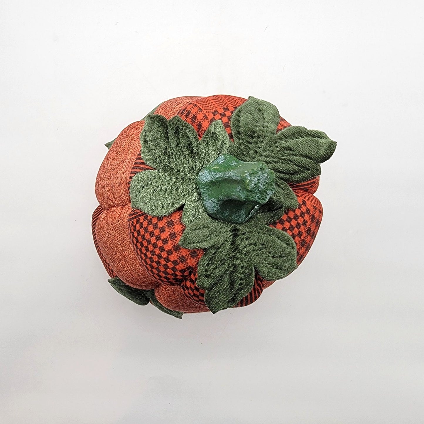 Quilted Patchwork Stacked Pumpkins Halloween Fall Decor