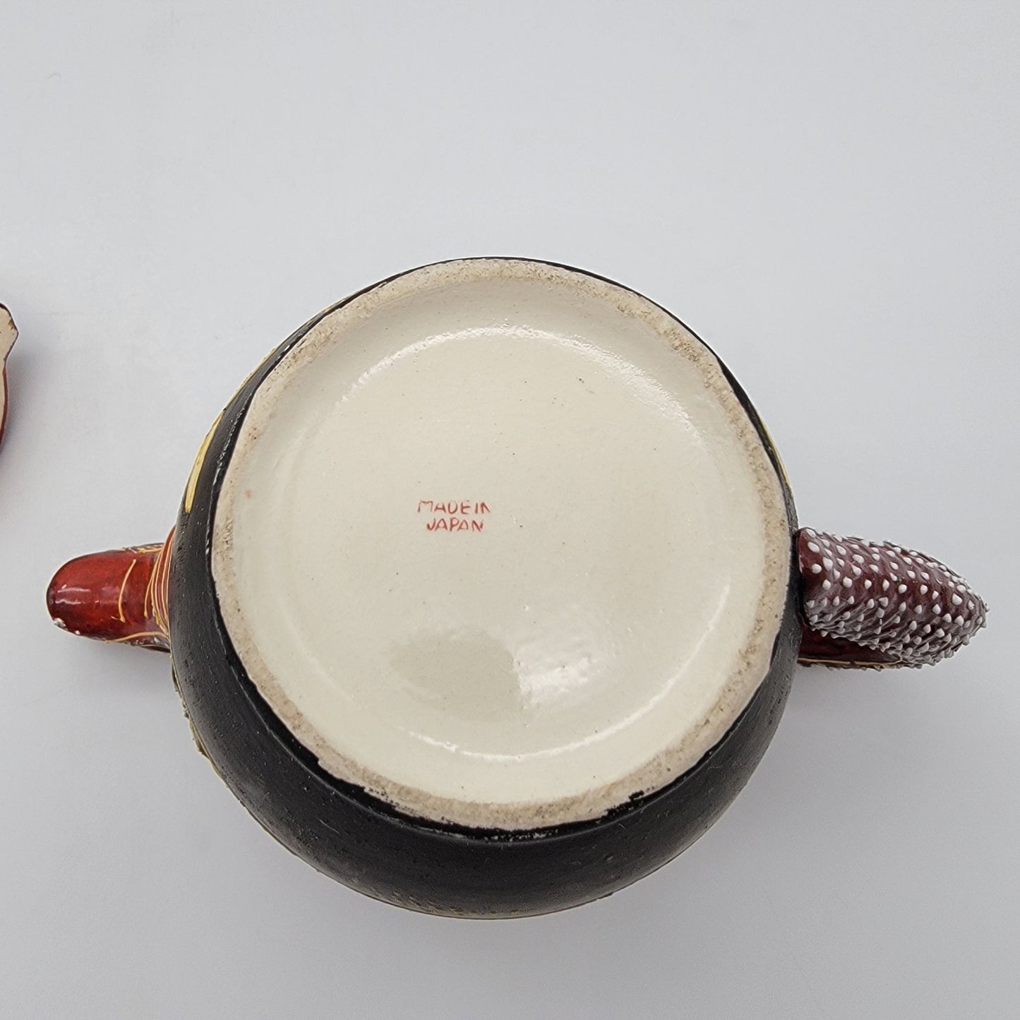 Vintage Japanese Satsuma Immortals Dragonware Teapot