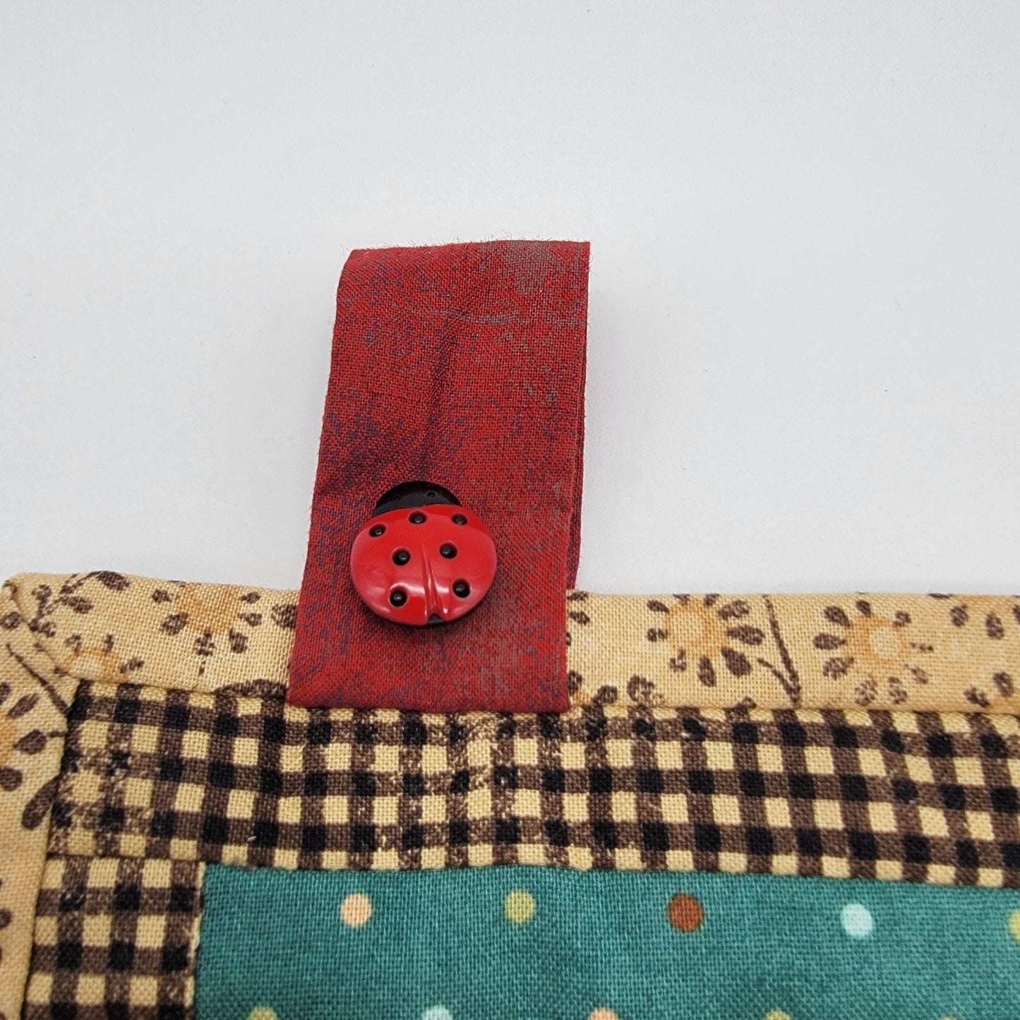 Folk Art Quilted Wall Hanging Crow & Sunflowers