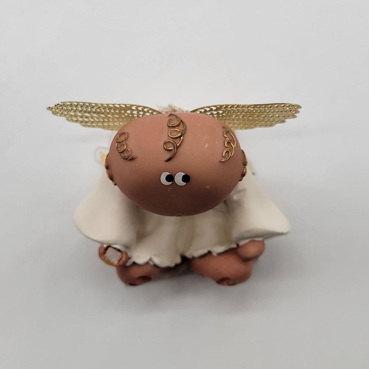 Vintage Russ Berrie Angel Cheeks October Figurine By Kirk Awad