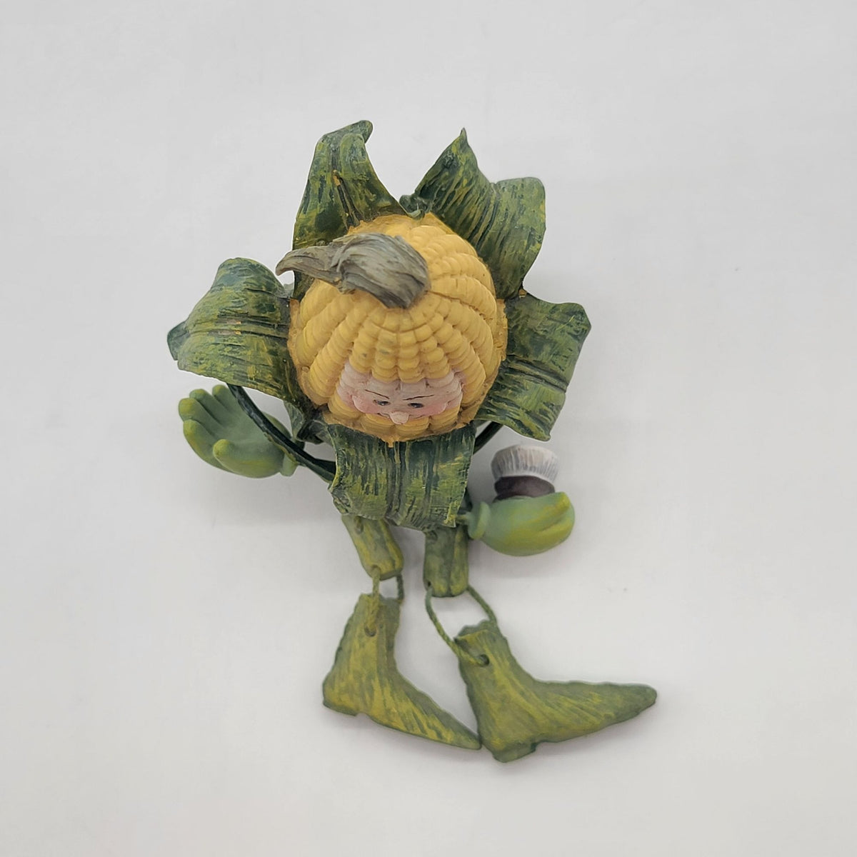 1980s Anthropomorphic Corn Shelf Sitter