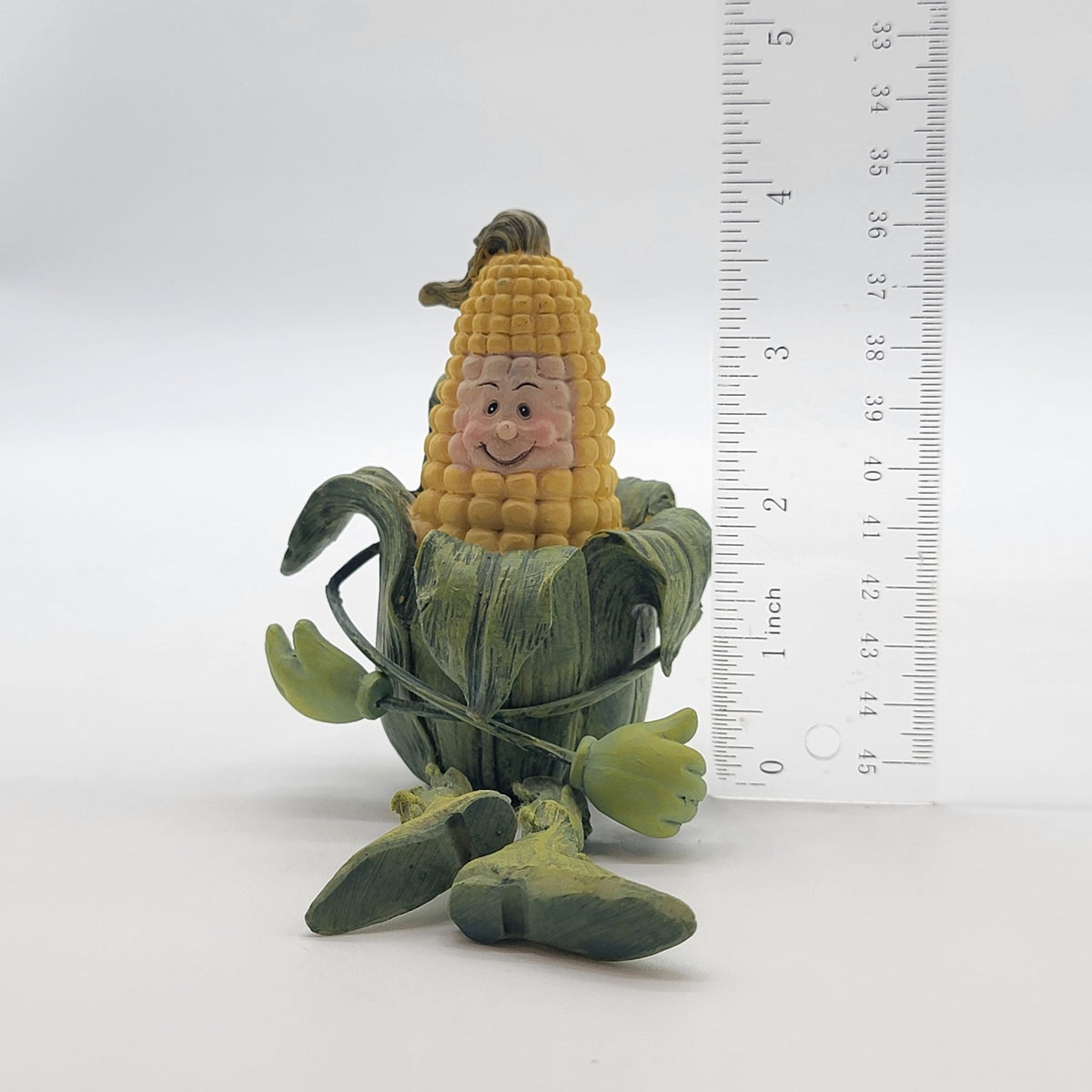 1980s Anthropomorphic Corn Shelf Sitter