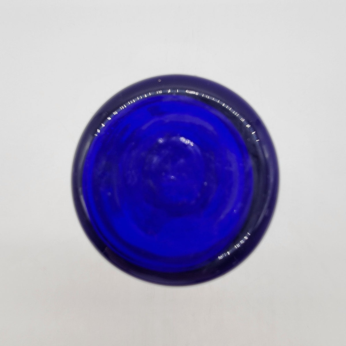 Vintage Bohemian Czech Cobalt Blue Art Glass Bud Vase