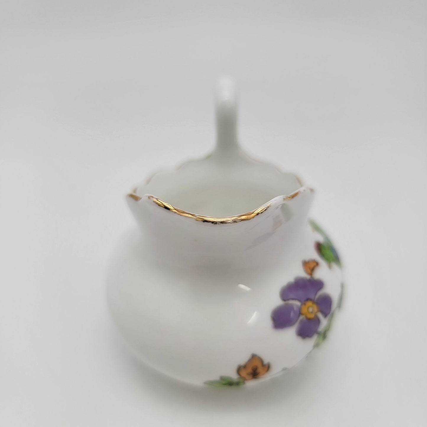 Vintage Tuscan China Lawleys Norfolk Pottery Creamer Birds