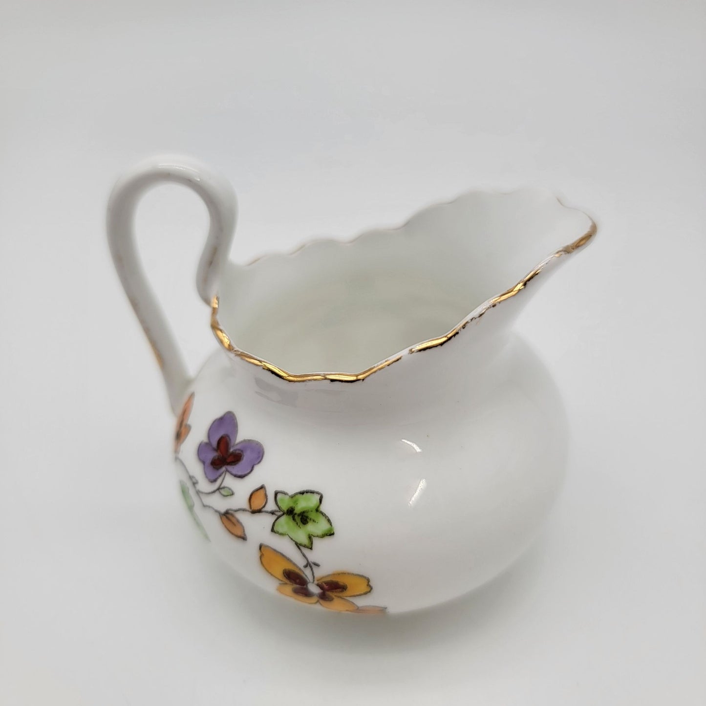 Vintage Tuscan China Lawleys Norfolk Pottery Creamer Birds