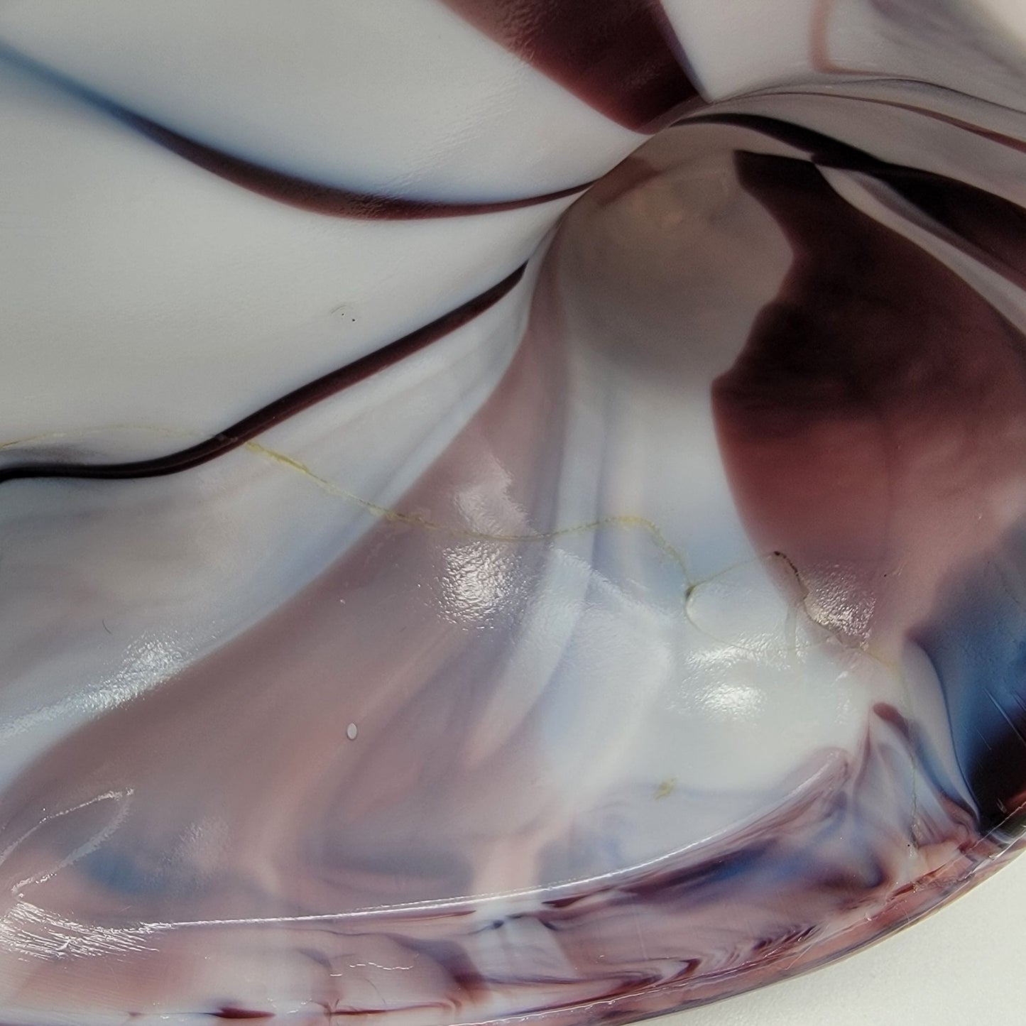 Vintage Westmoreland Amethyst Purple Slag Glass Standing Rooster Covered Dish - As Found