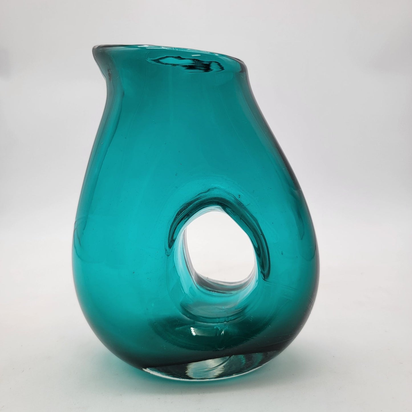 Polspotten Blue Art Glass Jug