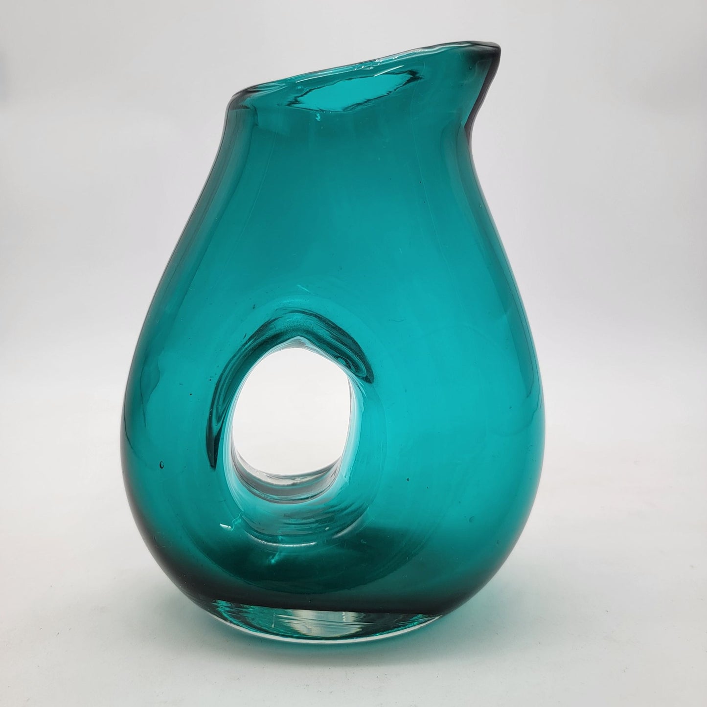 Polspotten Blue Art Glass Jug