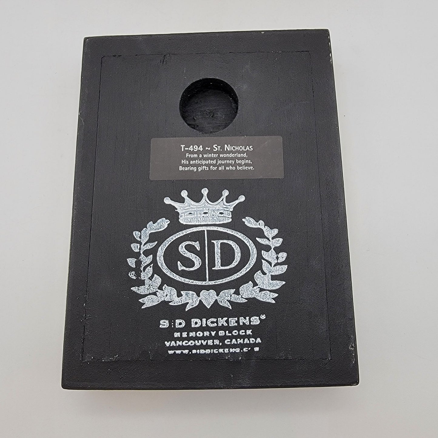 Retired Sid Dickens Memory Block T494 St. Nicholas