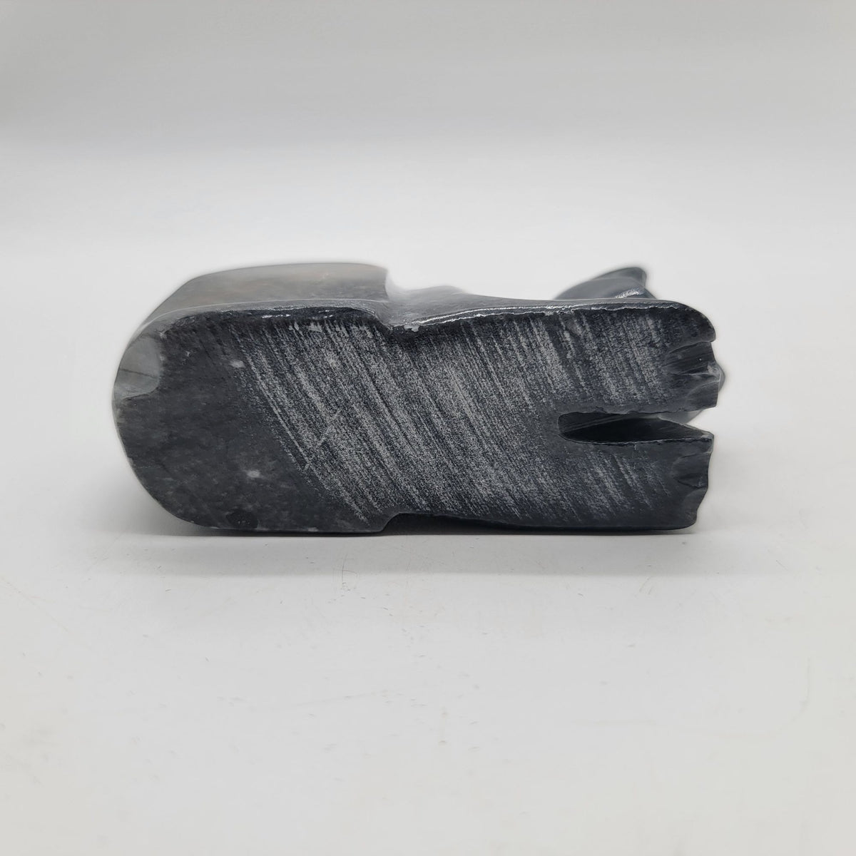 Vintage Carved Stone Marble Cat Sculpture