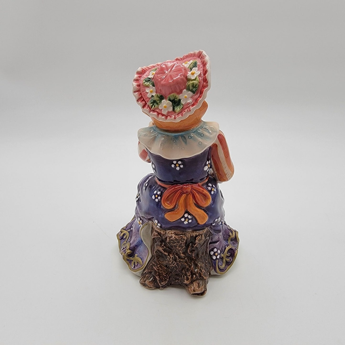 Anthropomorphic Tudor Lady Fox Figurine In Renaissance Style Gown