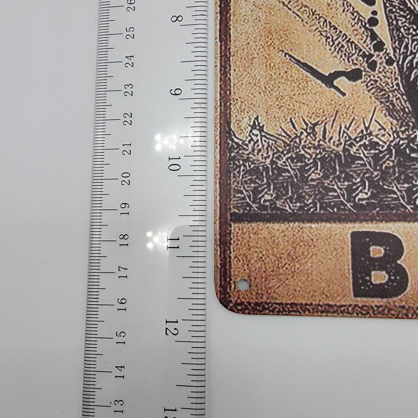 Be Kind Baby Elephant Tin Sign Butterfly Wings