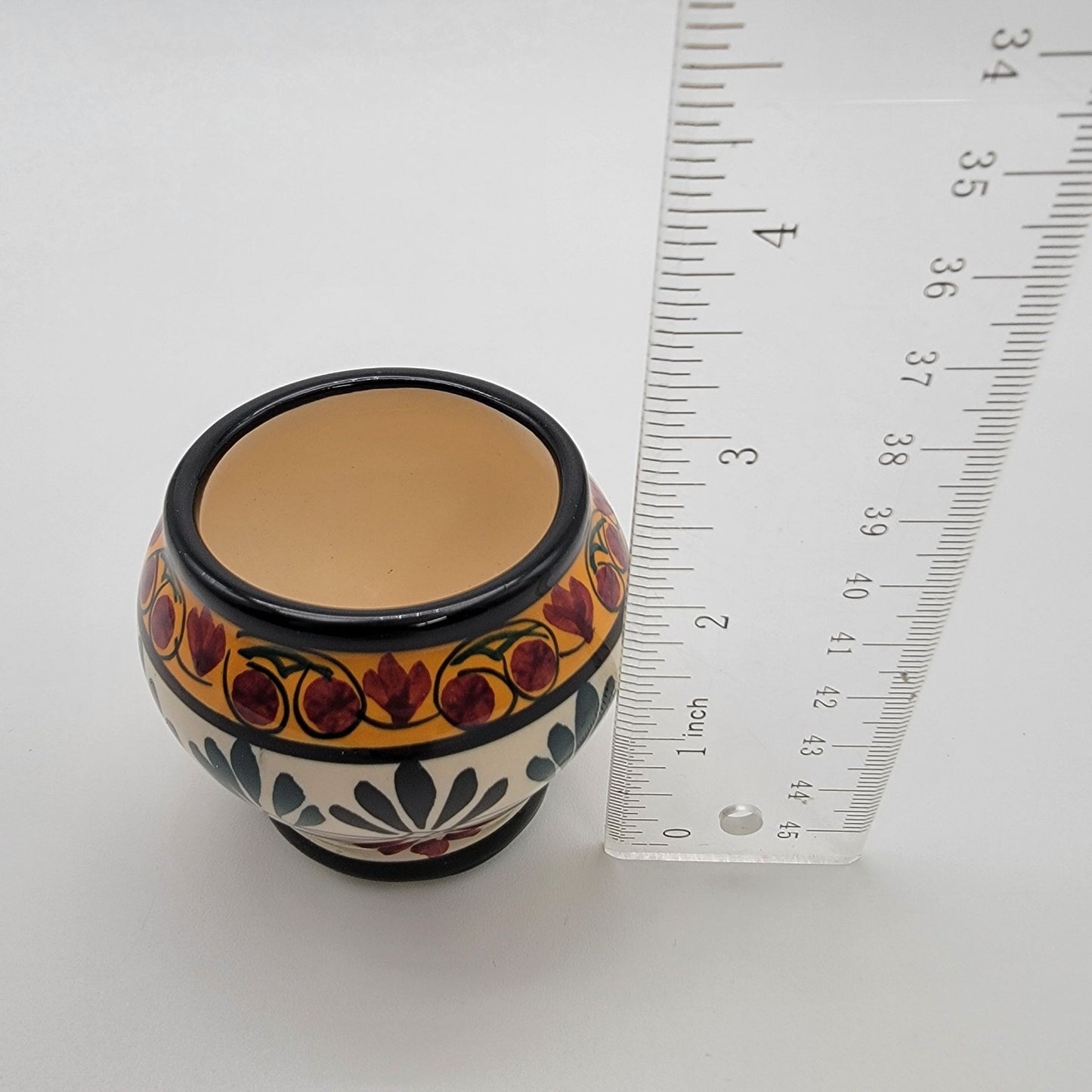 Vintage 1959 St. Jean De Bretagne France  Majolica Flower Pot Or Vase