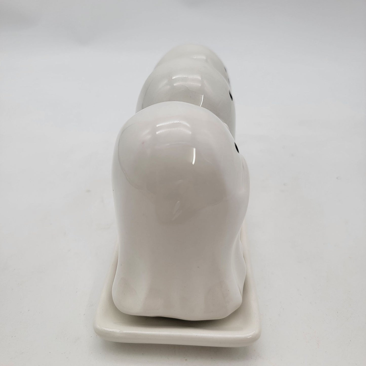 No Evil Ghost Trio Butter Dish