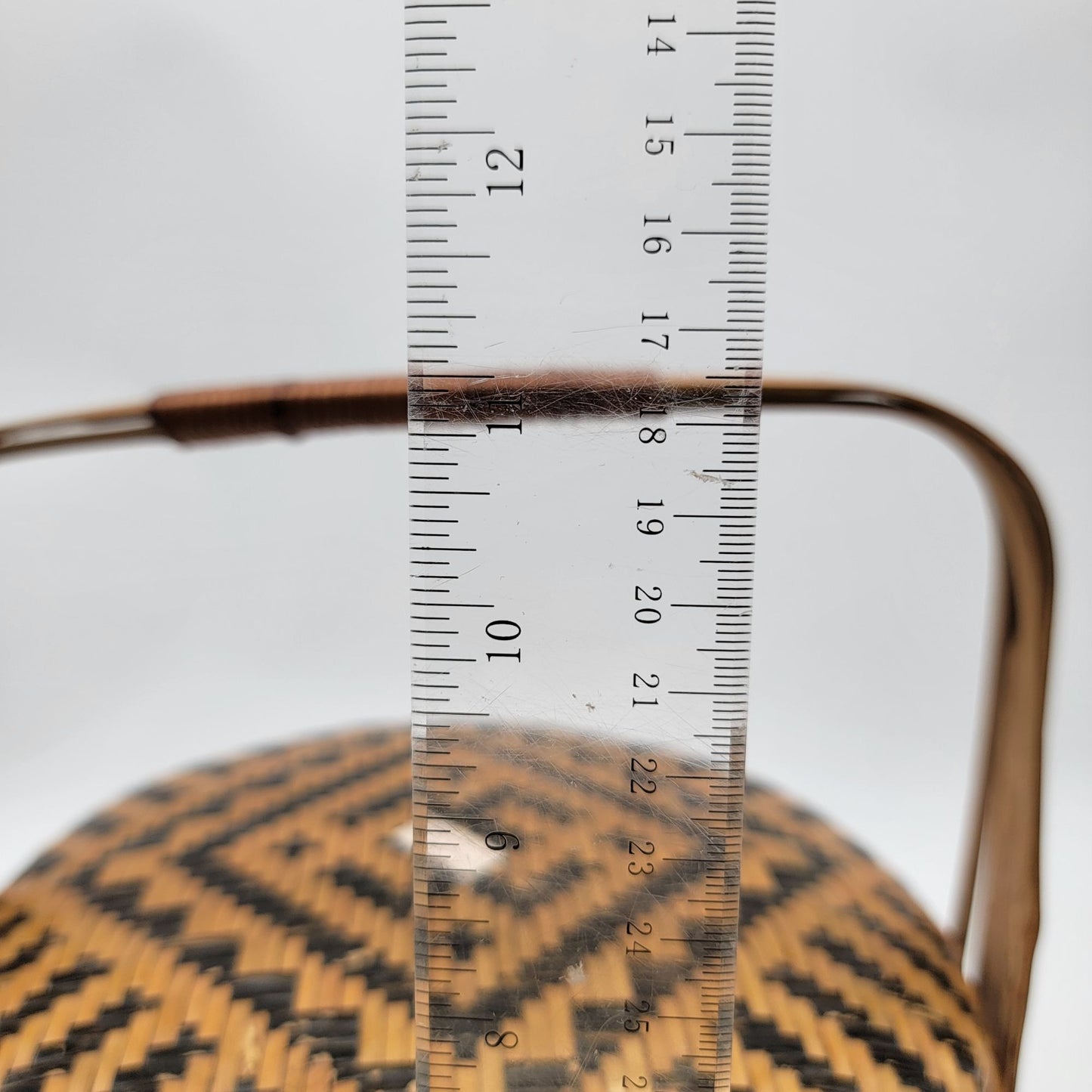 Vintage Chinese Woven Bamboo Wedding Basket