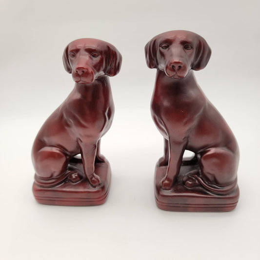 Set Of 2 Vintage Regal Labrador Retriever Dog Bookends