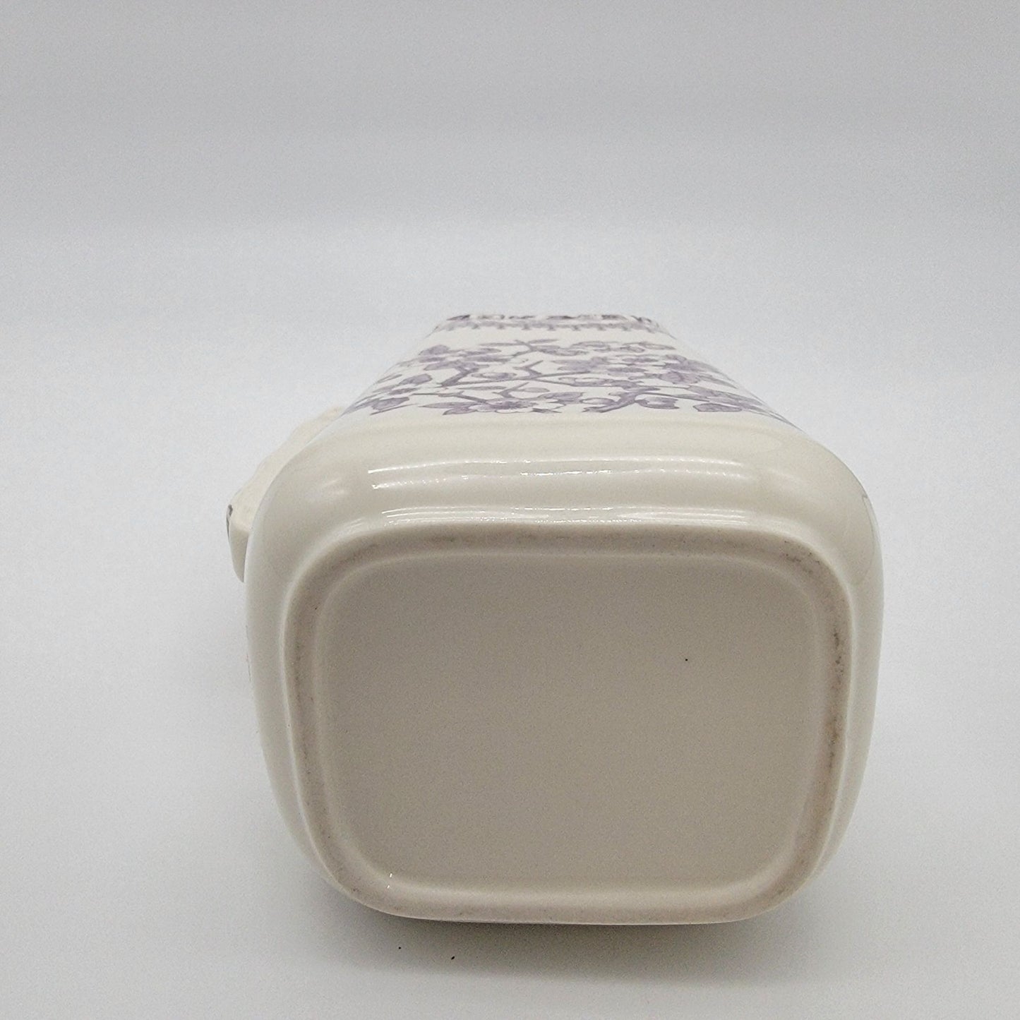 Vintage Twos Company Purple Cherry Blossom Transferware Pitcher