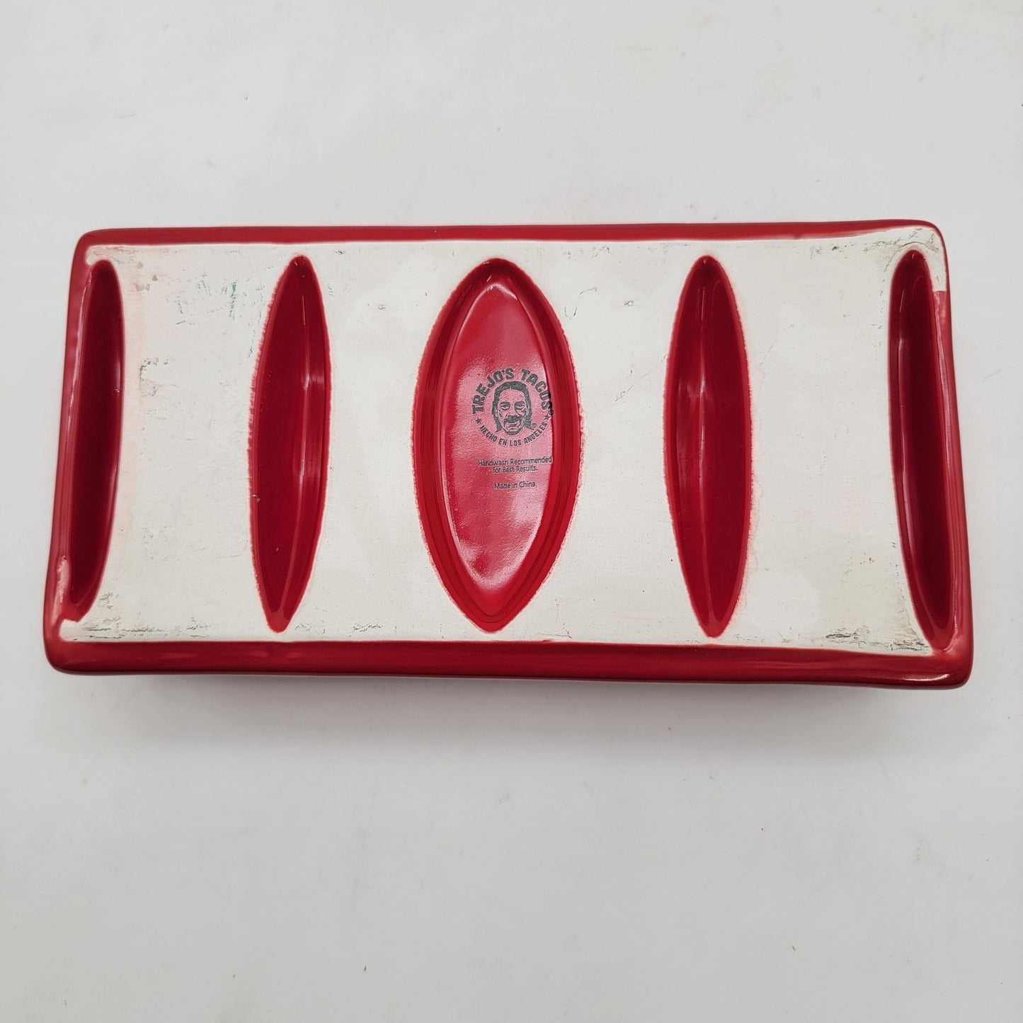 Red Trejos Tacos 4-Slot Holder
