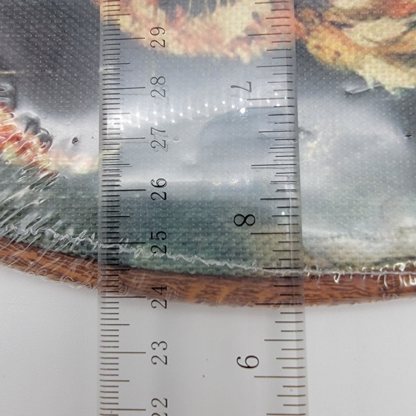 Owl & Mushroom Fabric Art Framed - NEW