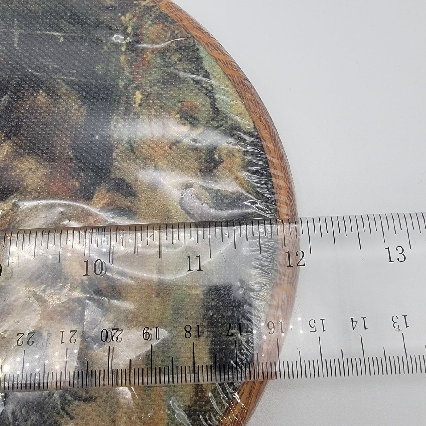 Owl & Mushroom Fabric Art Framed - NEW