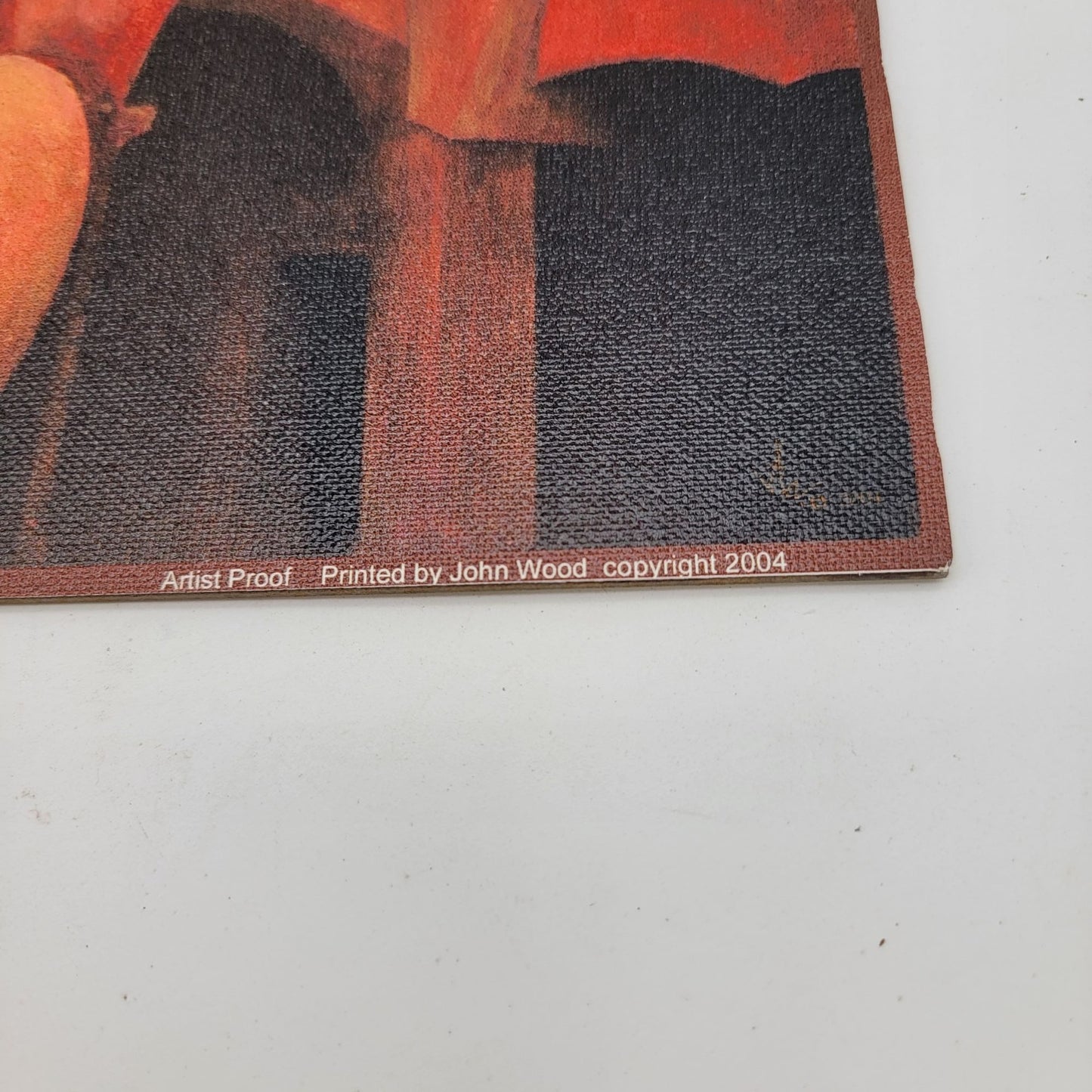 "No. 9" Artist Proof Giclee On Canvas By John A. Wood Signed & Dated 2004