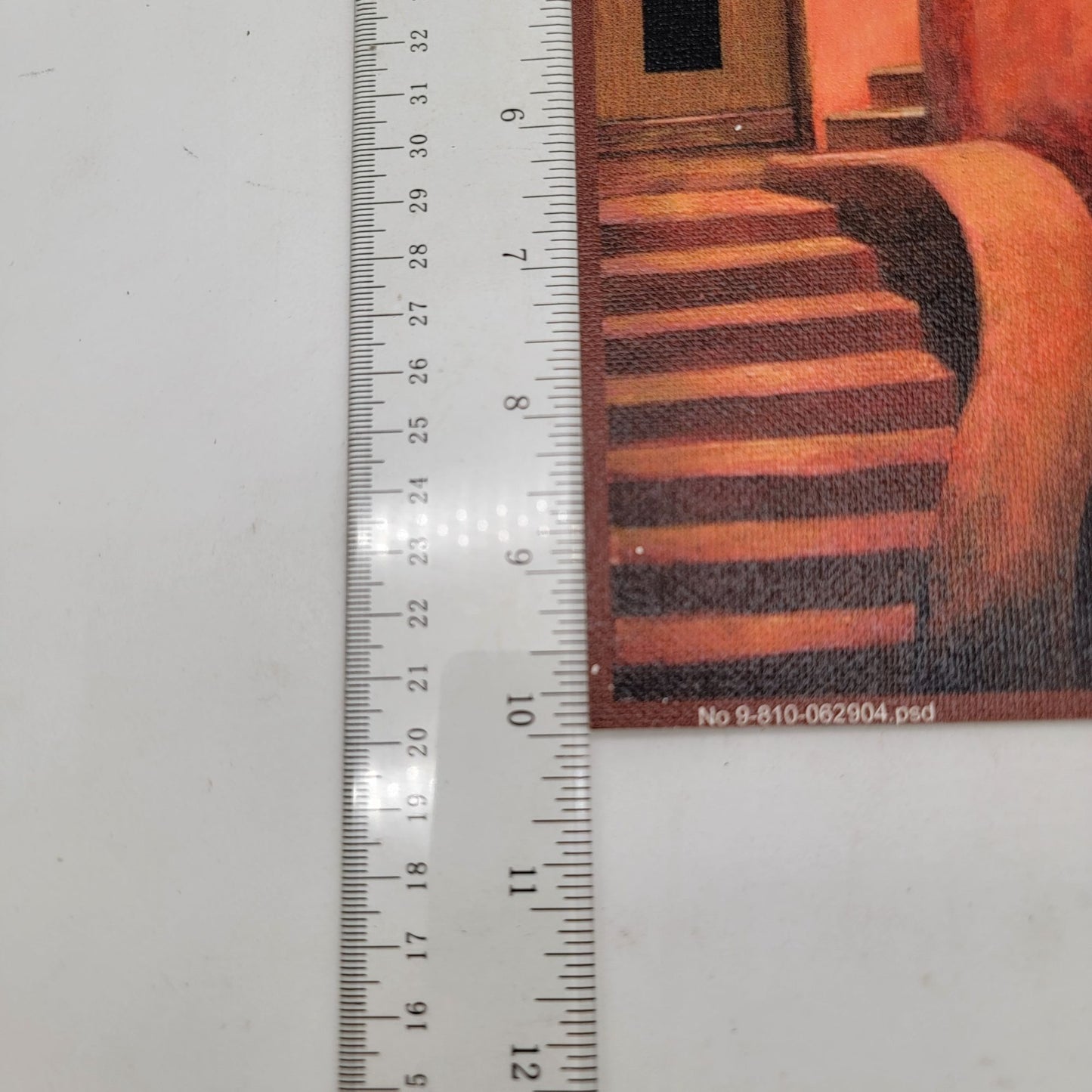 "No. 9" Artist Proof Giclee On Canvas By John A. Wood Signed & Dated 2004