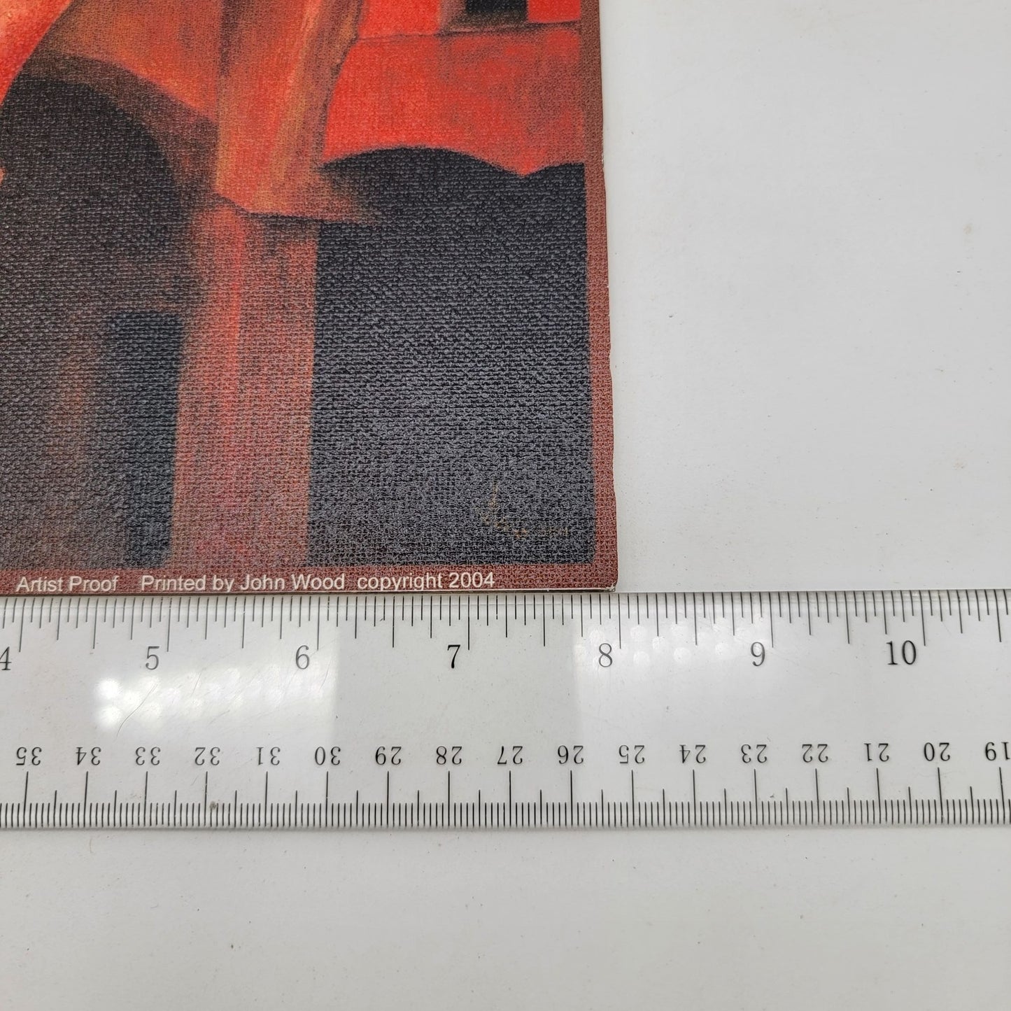 "No. 9" Artist Proof Giclee On Canvas By John A. Wood Signed & Dated 2004