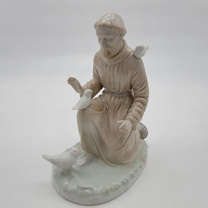 1981 Roman Japan Porcelain Saint Francis Of Assisi Figurine
