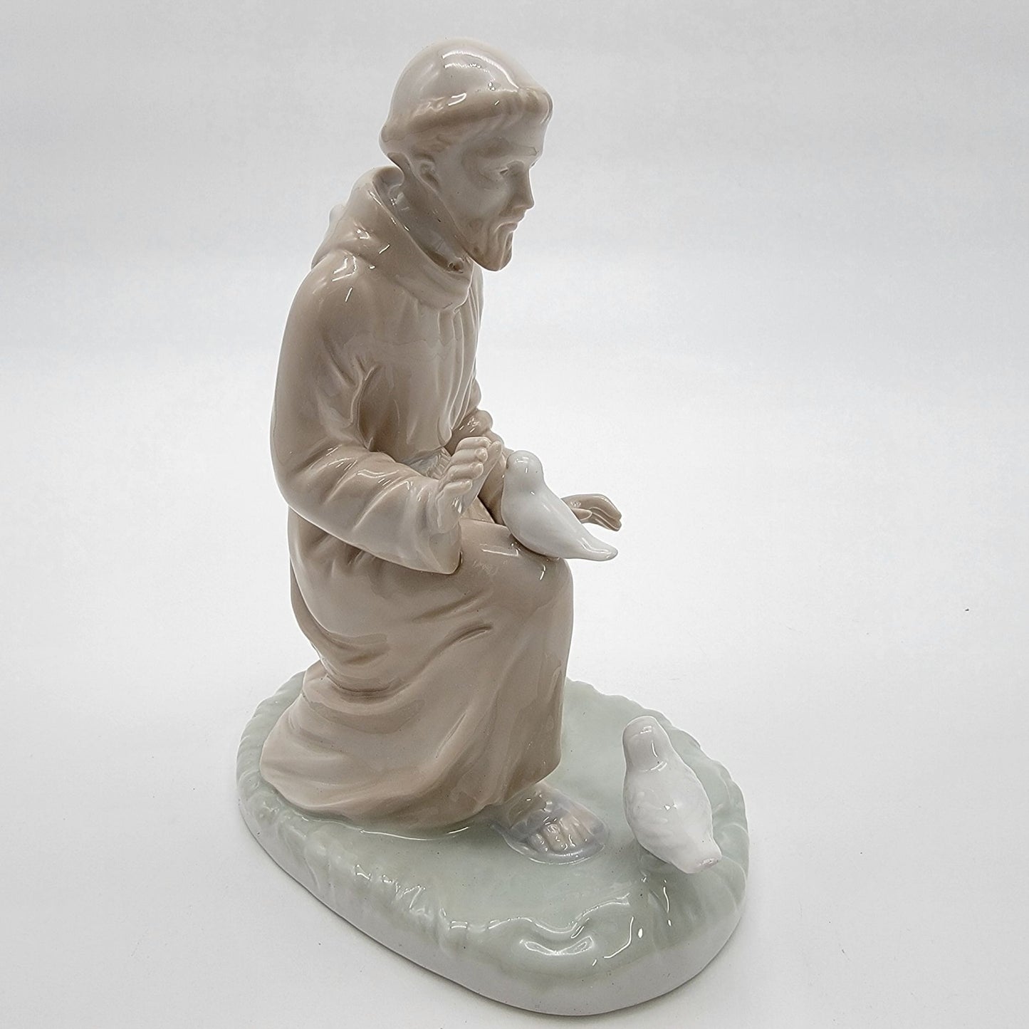 1981 Roman Japan Porcelain Saint Francis Of Assisi Figurine