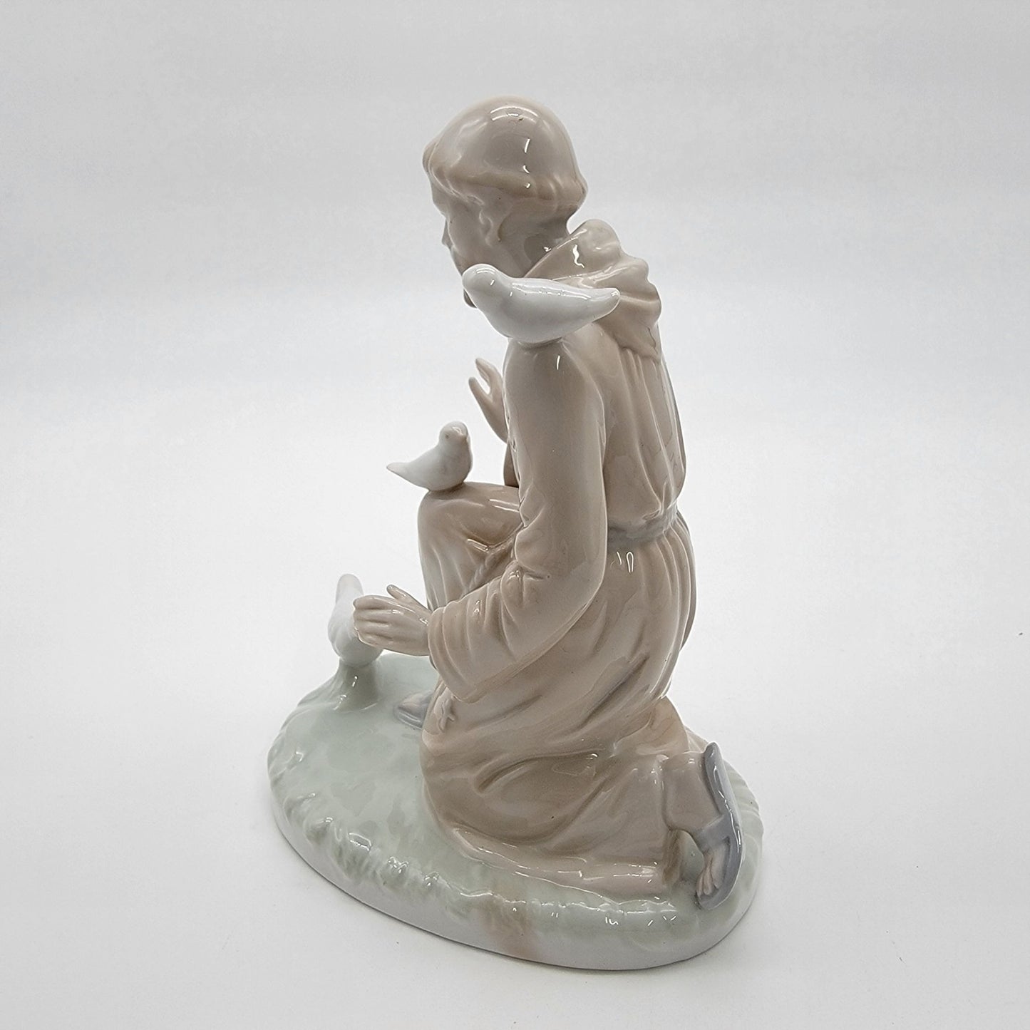 1981 Roman Japan Porcelain Saint Francis Of Assisi Figurine