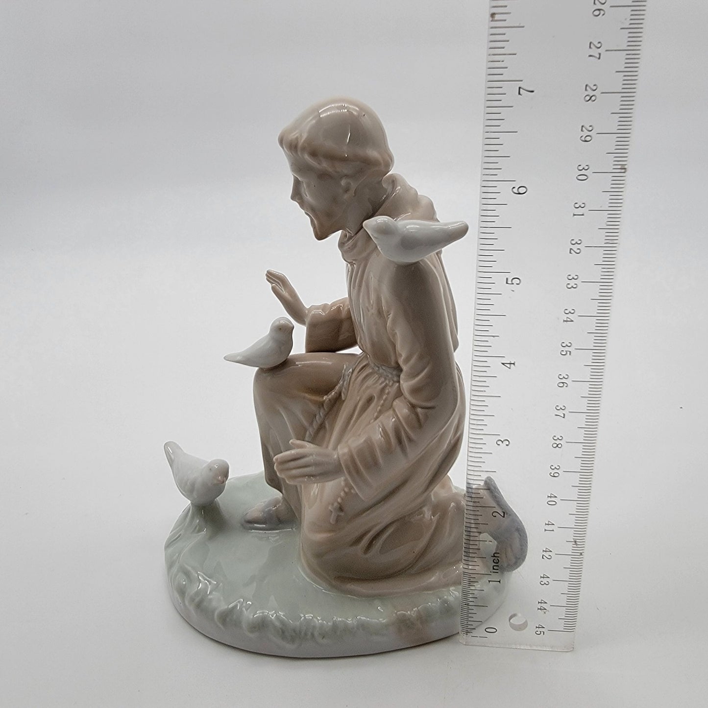 1981 Roman Japan Porcelain Saint Francis Of Assisi Figurine
