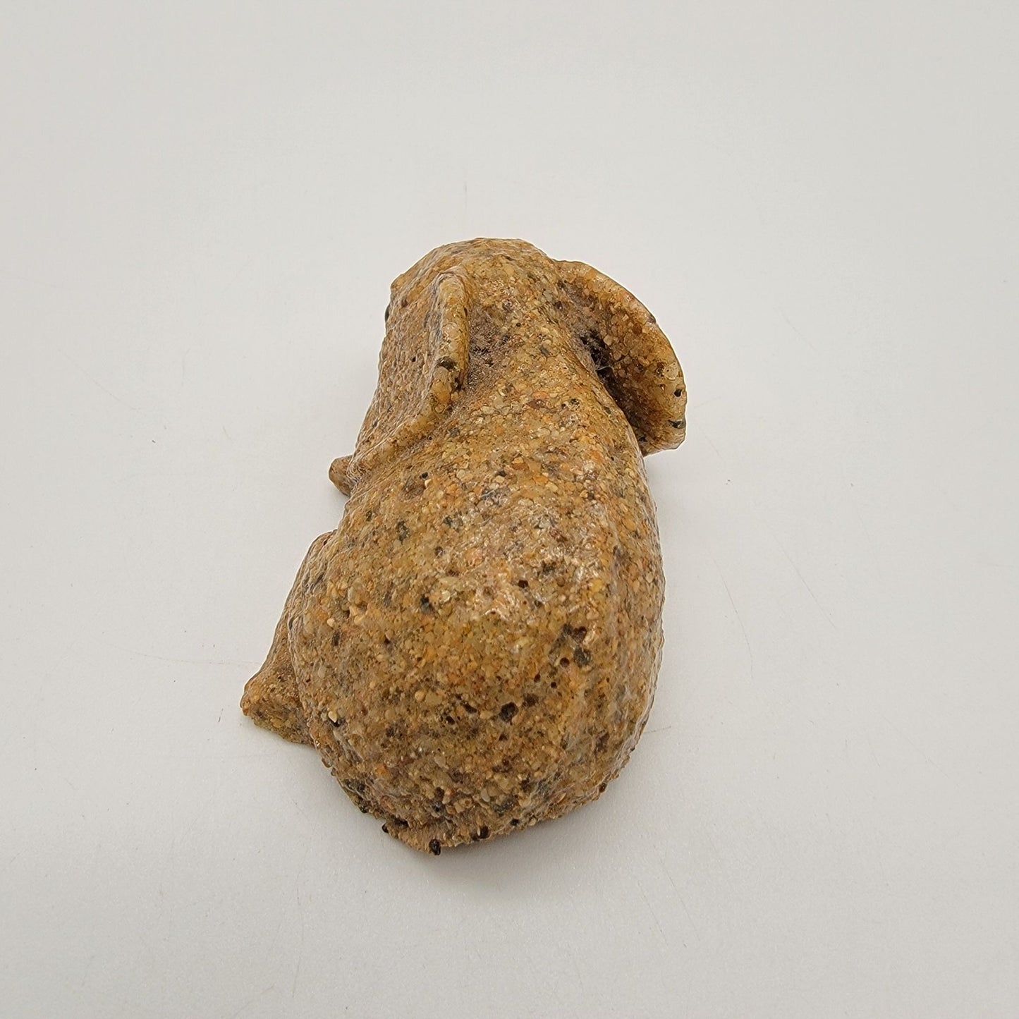 Composite Stone Pebble Elephant Figurine