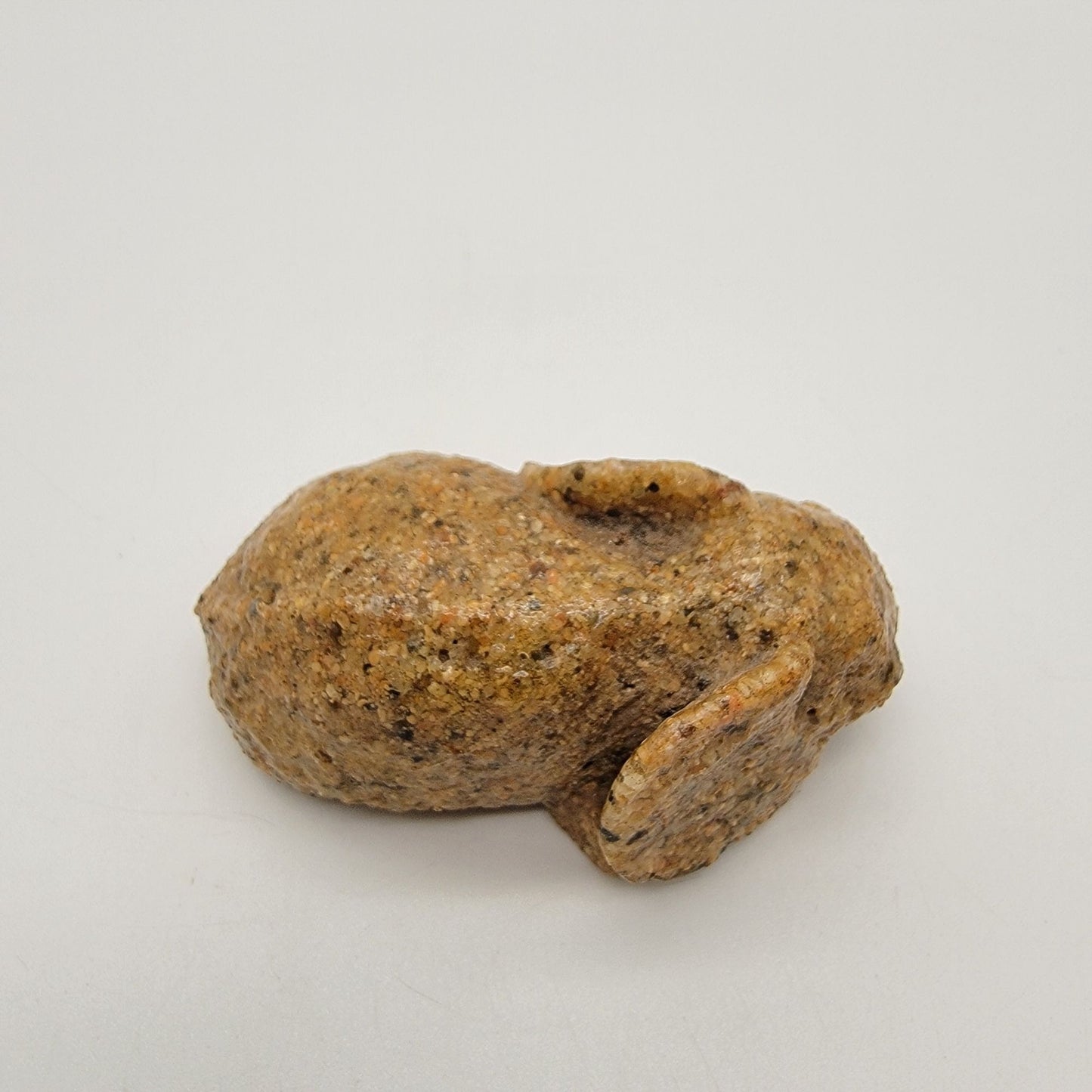 Composite Stone Pebble Elephant Figurine