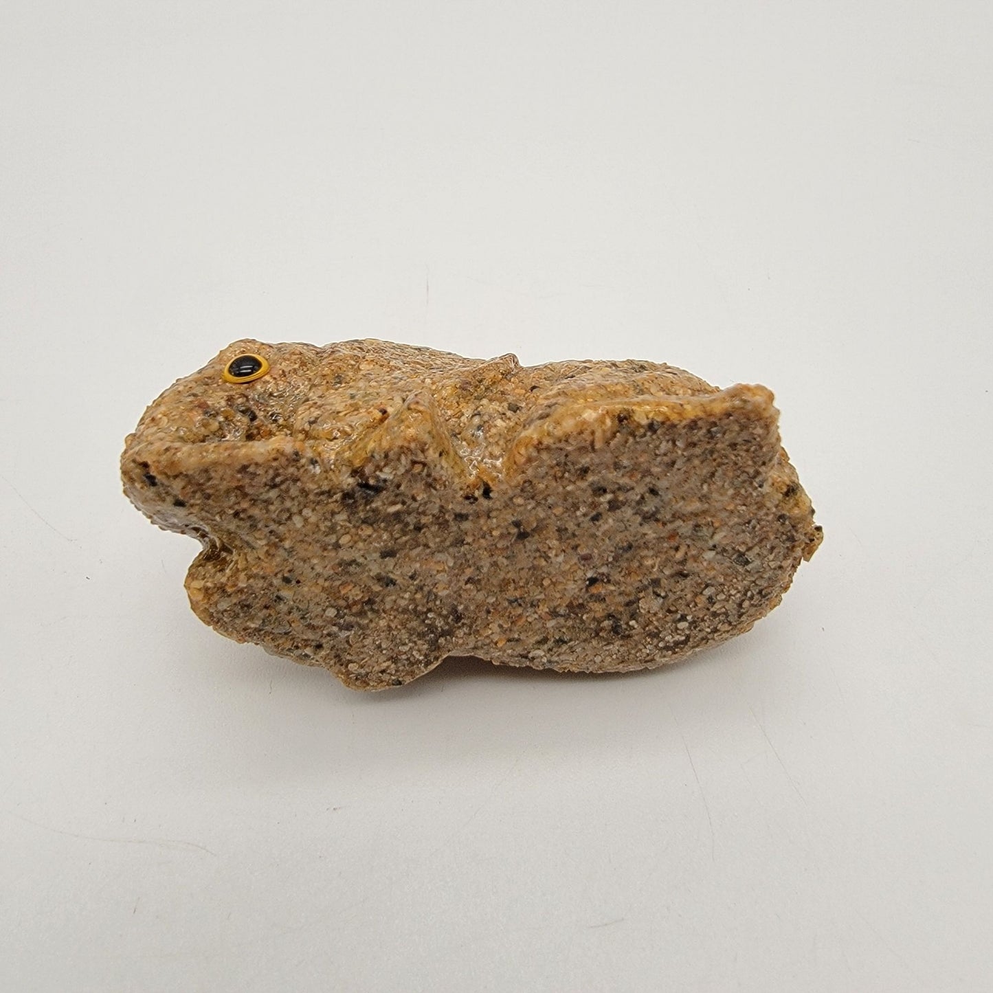 Composite Stone Pebble Elephant Figurine
