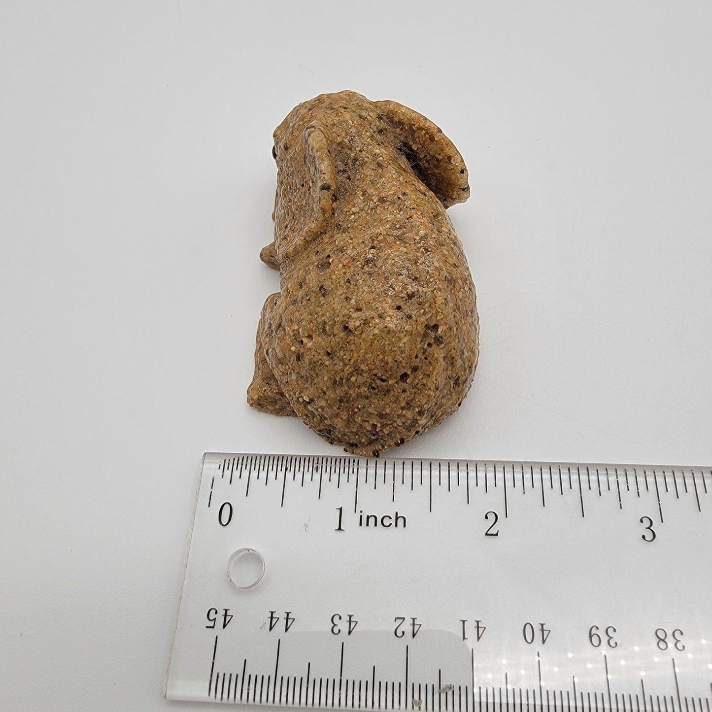 Composite Stone Pebble Elephant Figurine