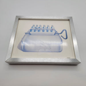 Vintage Framed Michael Bedard One Too Many Lithograph Art Funny Sardines