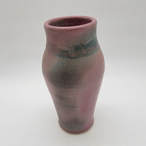 Jill Kealley L'Unique Australian Pottery Vase Pink & Green Glaze
