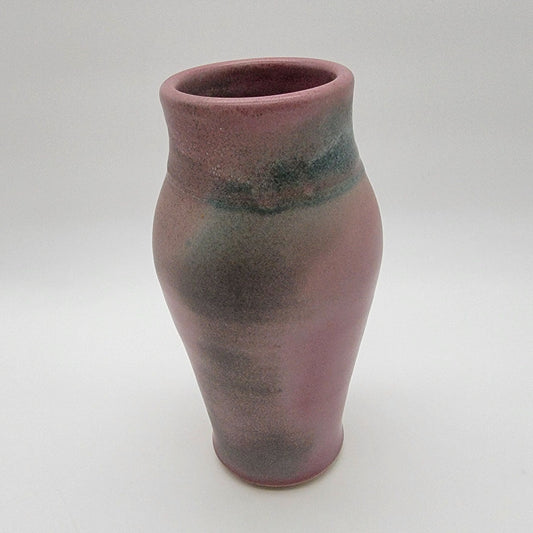 Jill Kealley L'Unique Australian Pottery Vase Pink & Green Glaze