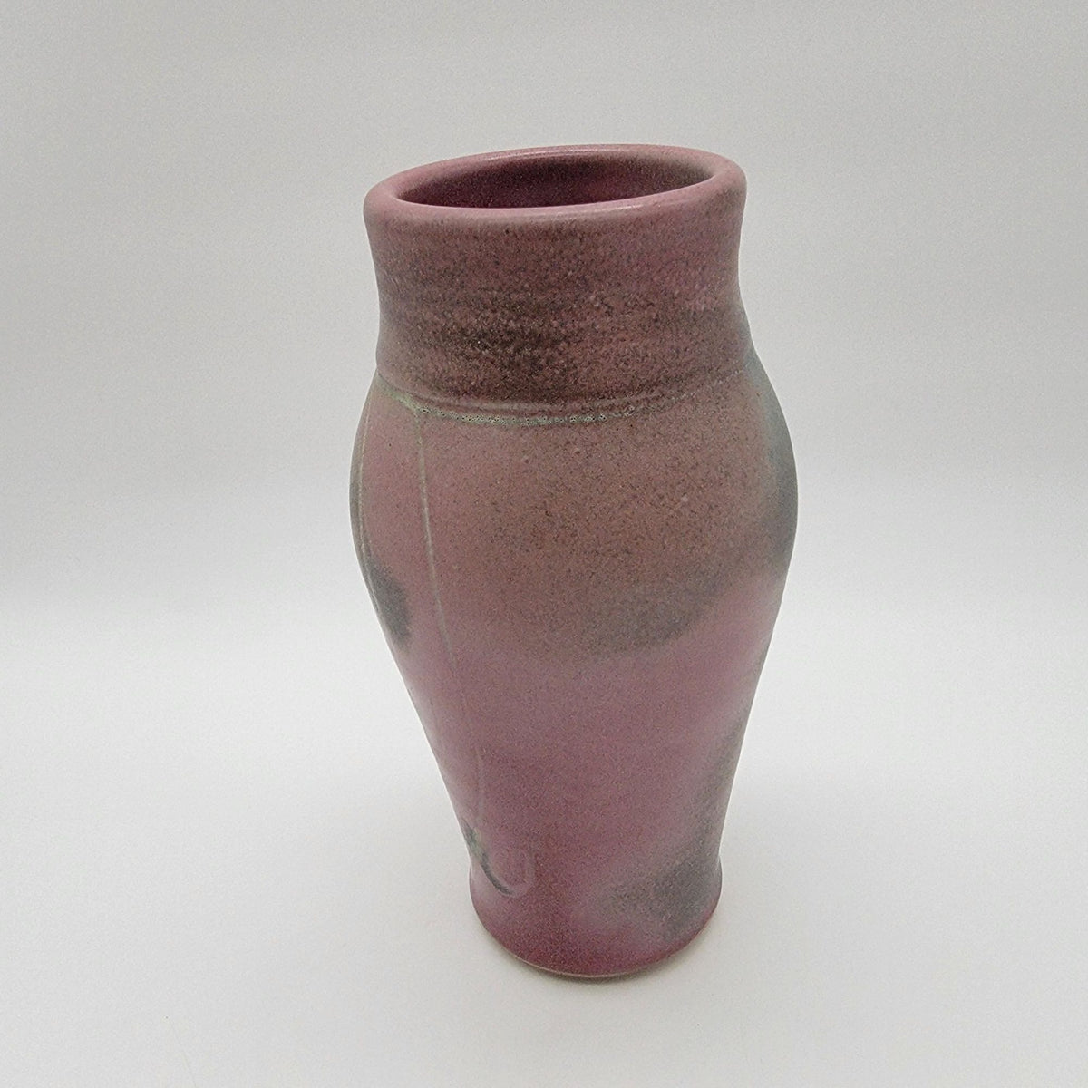 Jill Kealley L'Unique Australian Pottery Vase Pink & Green Glaze