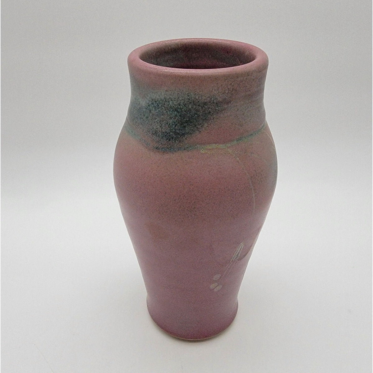 Jill Kealley L'Unique Australian Pottery Vase Pink & Green Glaze