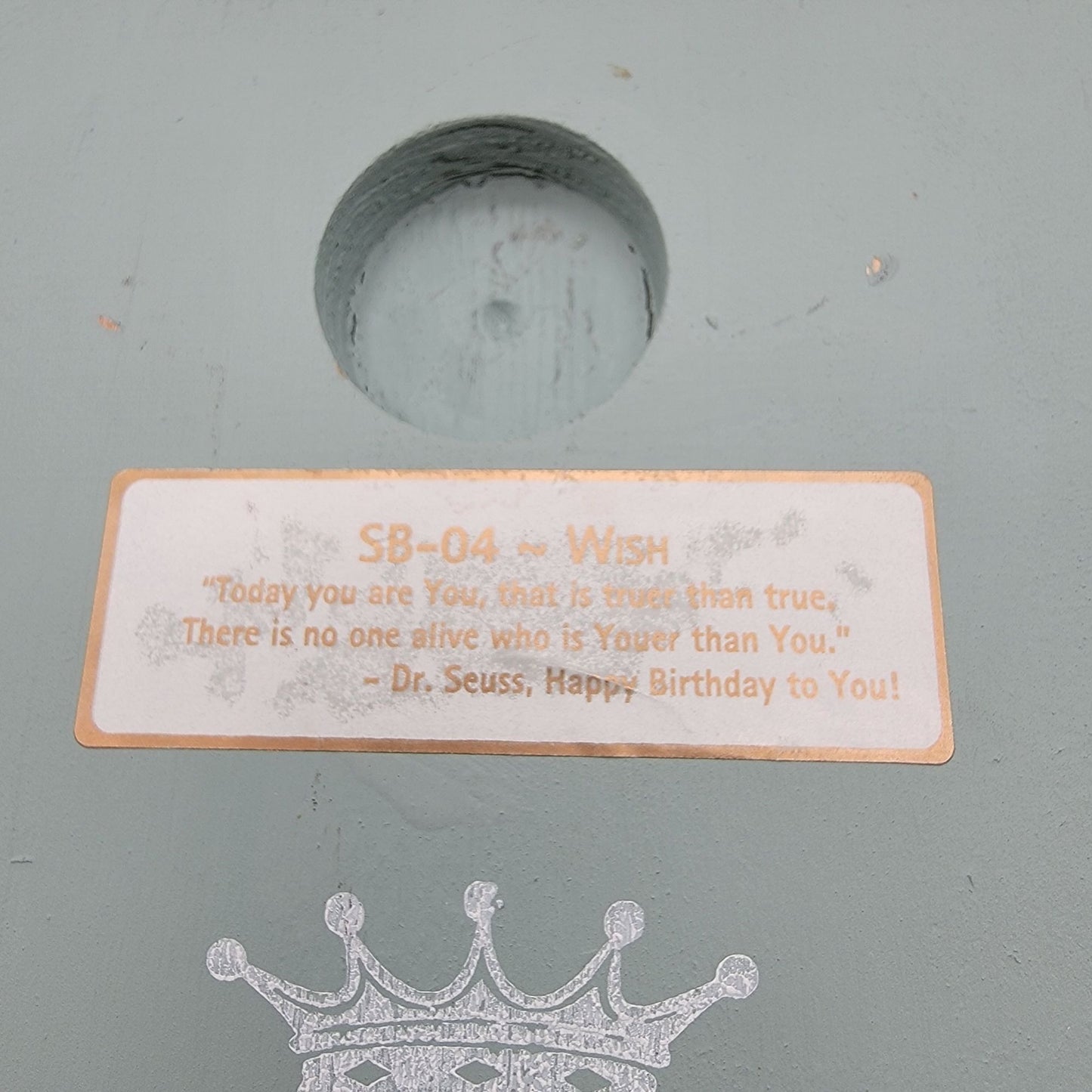 Retired Sid Dickens Memory Block SB04 Wish