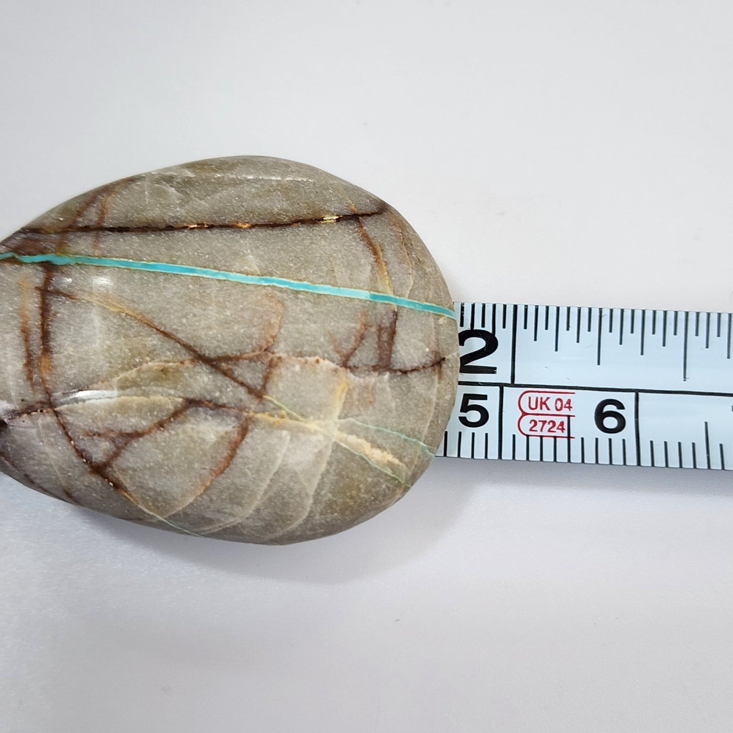 Artisan Royston Ribbon Turquoise Gemstone Pendant