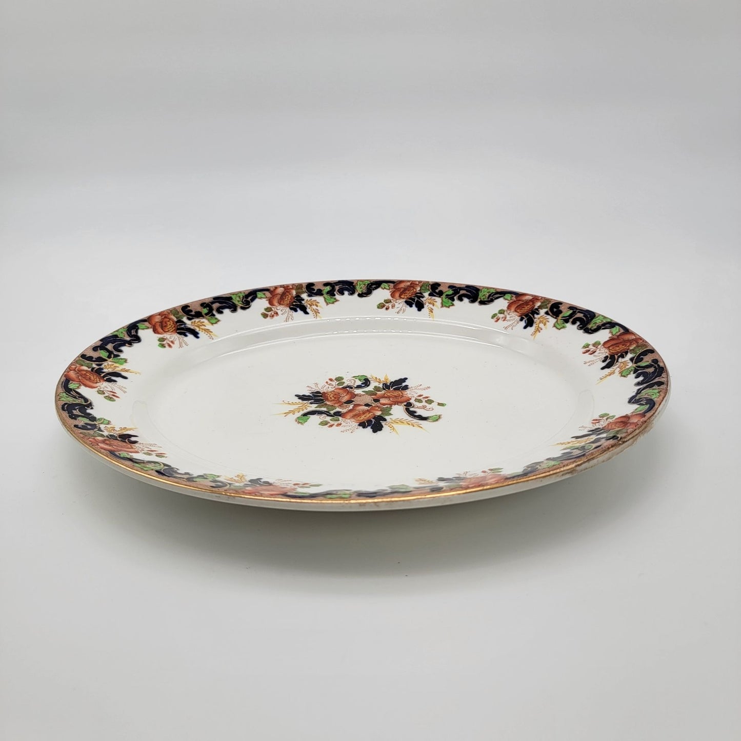 Vintage John Maddock & Sons Royal Vitreous Majestic Pattern Oval Platter