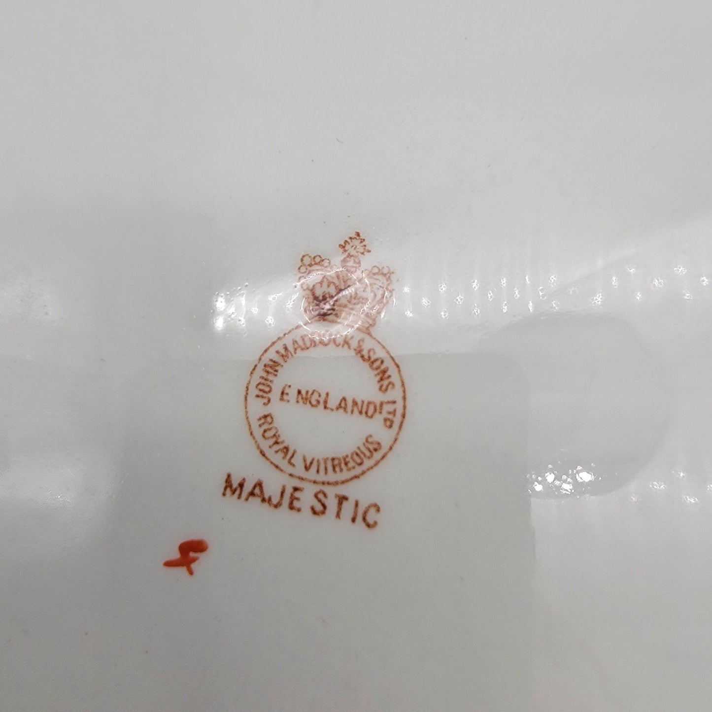 Vintage John Maddock & Sons Royal Vitreous Majestic Pattern Oval Platter